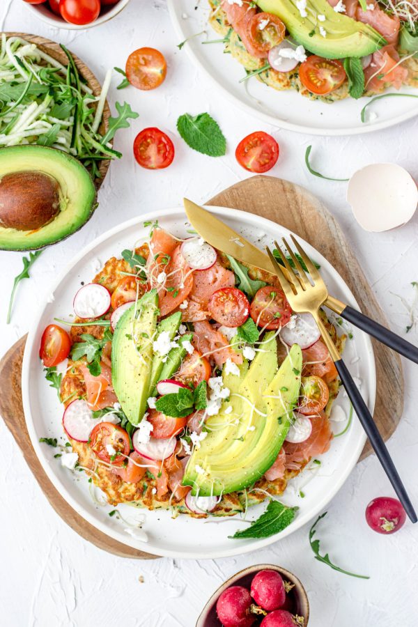 Courgette wraps met zalm & avocado Food by Sann