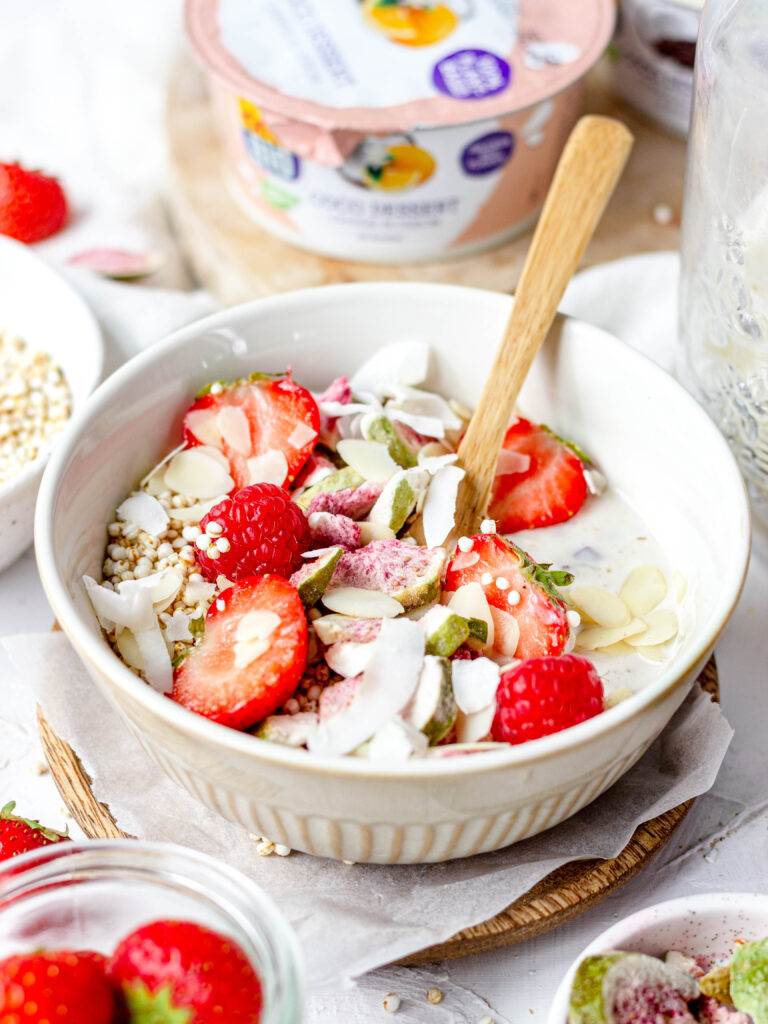 plantaardige yoghurt bowl