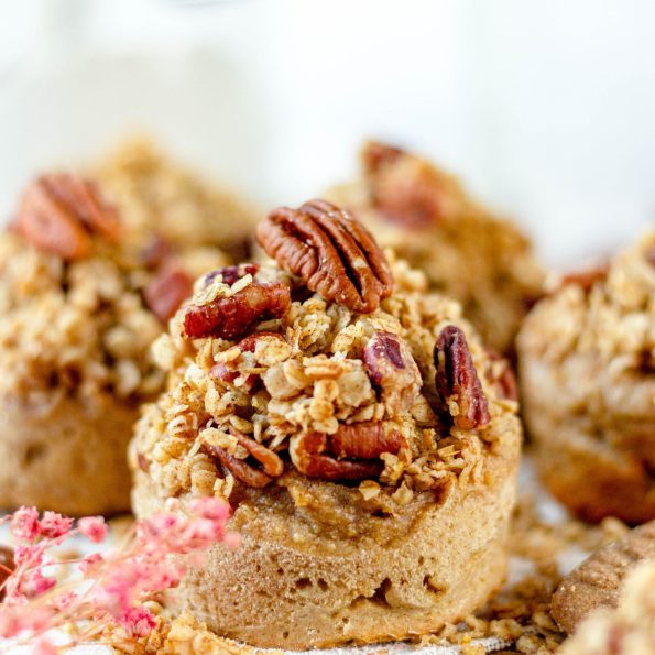 gezonde speculaas crumble muffins