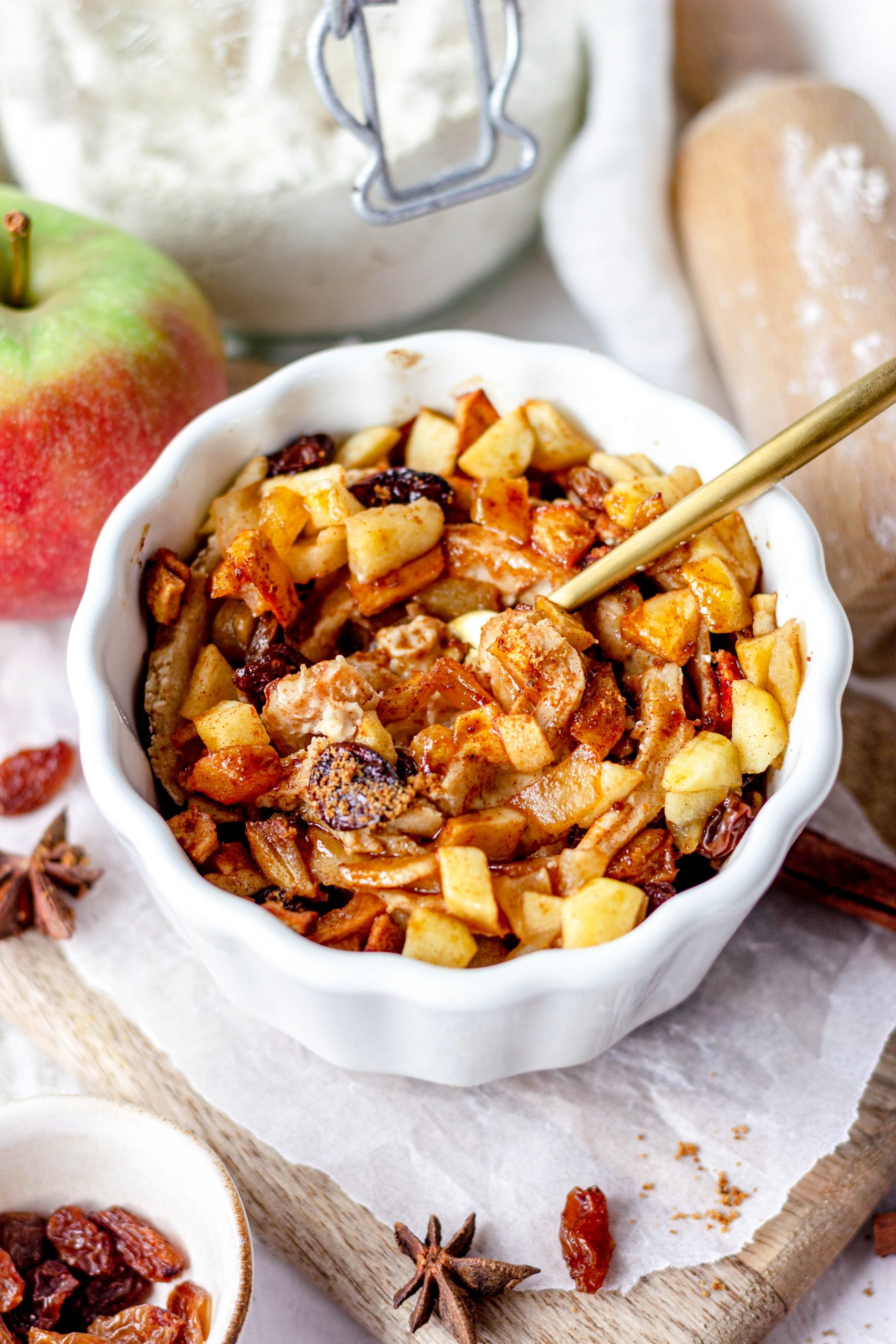 domesticeren Nationaal dialect Gezonde appel kaneel cinnamonroll, glutenvrij & vegan - Food by Sann
