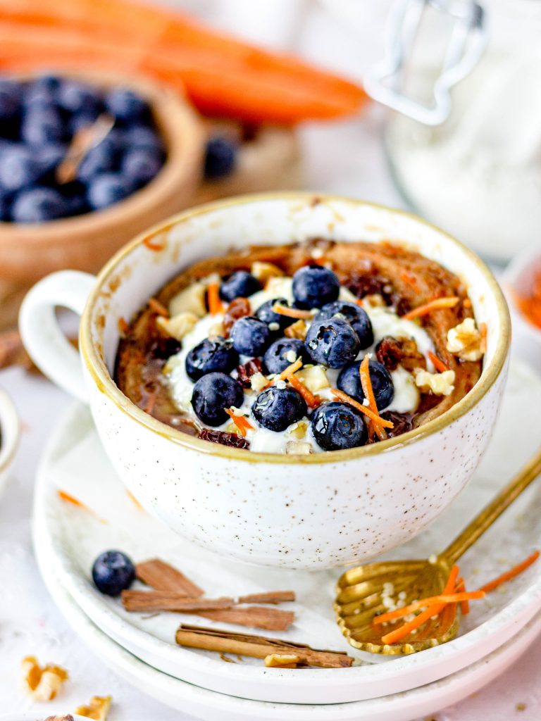Gezonde carrot cake mugcake