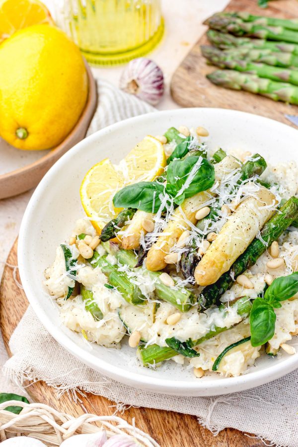 Risotto met asperges & citroen